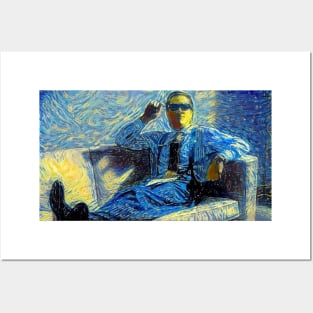 American Psycho Starry Night Posters and Art